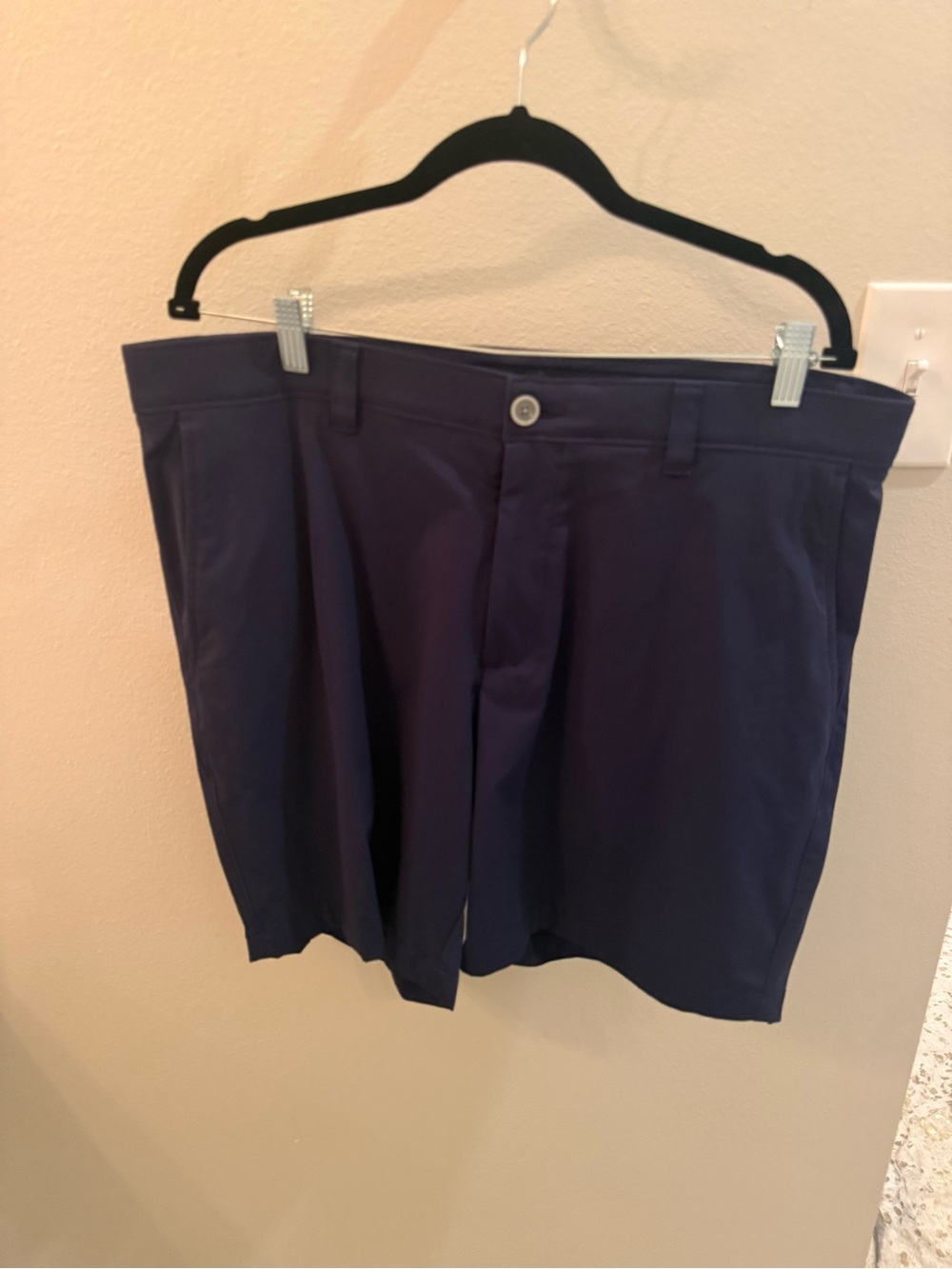 Southern Tide Men's Navy Flat-Front Golf Shorts